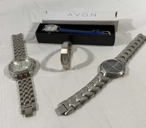 Lot of 4 Women's Vintage & Modern Watches - Avon, Kenneth Cole, Seiko thumbnail 1