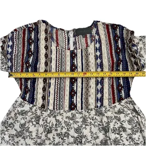 NWOT Anthropologie Sunday In Brooklyn Mini Dress XL Floral Cottagecore Peasant thumbnail 8