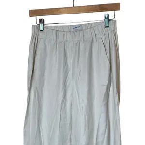 Babaton Dexter Linen‎ Blend Trouser Ankle Pants Small Ivory Quiet Luxury Neutral thumbnail 5