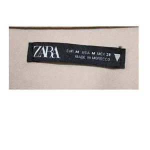 Zara Woman beige faux suede button front camel brown Duster Coat Jacket SZ M‎ thumbnail 8