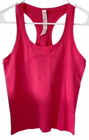 Lululemon Swiftly Tech‎ Racerback Tank 2.0 Race Lipgloss Women's Size 4 thumbnail 1
