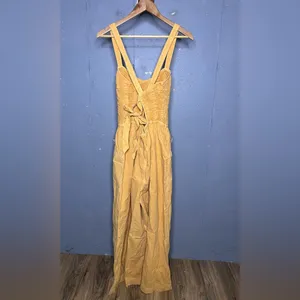 Free People Forever Always Cotton Wide Leg Jumpsuit (medium) thumbnail 5