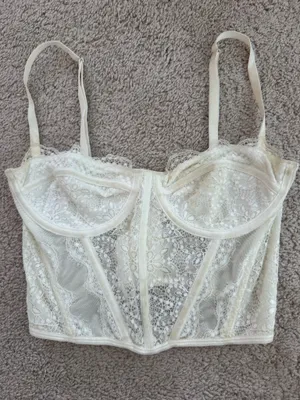 White corset top thumbnail 1
