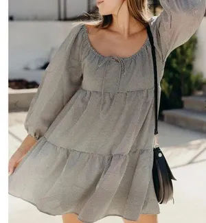 Carly Jean tiered dress thumbnail 1