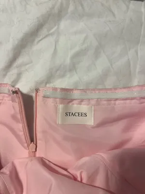 Stacees bubble hem mini dress Pink Size 20 thumbnail 3
