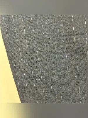 Equiptment Navy Blue Wool Blend Metallic Pinstripe Wide Leg Trouser Pants Sie 6 thumbnail 10