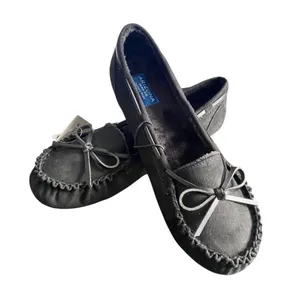 Arizona Jean Co Memory Foam Black Moccasin Slippers Shoes Women's Size 9.5M‎ thumbnail 1
