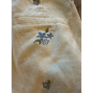 Le Lis Cream Floral Embroidered Smocked Strapless Romper Large thumbnail 5