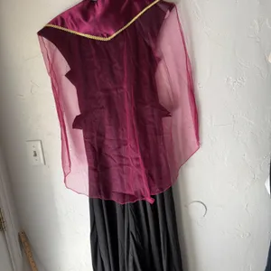 Womens Villain Evil Queen Princess‎ Costume Dress Cape Halloween Cosplay Small thumbnail 7