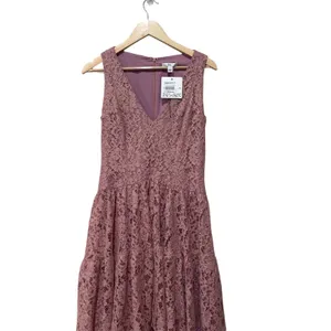 ZAC Zac Posen mauve/gold lace cocktail dress Size 6‎ thumbnail 5