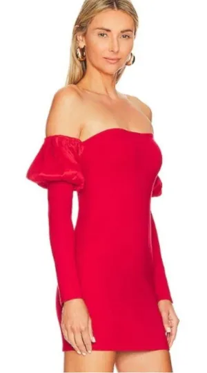 NWOT‎ Revolve MAJORELLE Bella Mini Dress in Berry Red size Small SOLD OUT! thumbnail 1