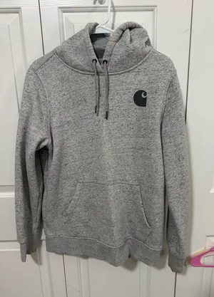 Carhartt Hoodie Grey Medium thumbnail 1