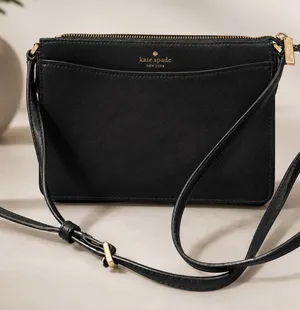 Kate Spade New York Rory Crossbody Saffiano Leather Bag Purse EUC thumbnail 1