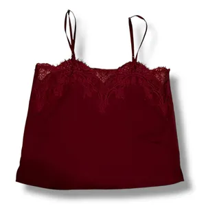 Lulus Camisole Cami Top Wine Colored, Spaghetti Strap, Loose Fit, Size Small thumbnail 2