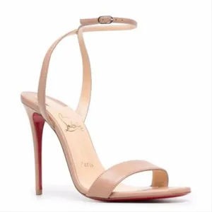 CHRISTIAN LOUBOUTIN LoubiGirl 100 leather heels sandals thumbnail 2