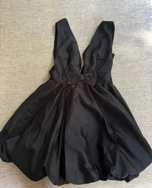 Hazel & Olive - Black bow dress thumbnail 2