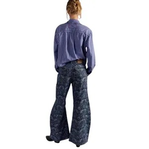 We The Free Free People Eden Slouch Swan Song Jeans Size 31 (Sold Out Colorway) thumbnail 4
