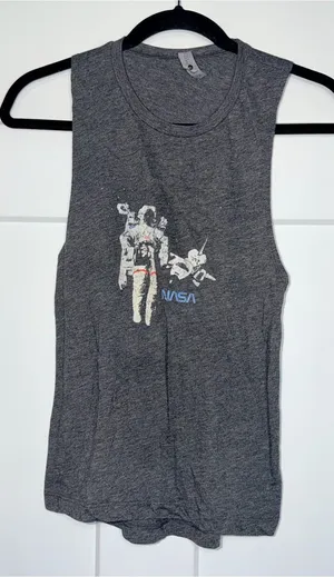 Next Level Apparel Dark Gray NASA Astronaut Tank thumbnail 1