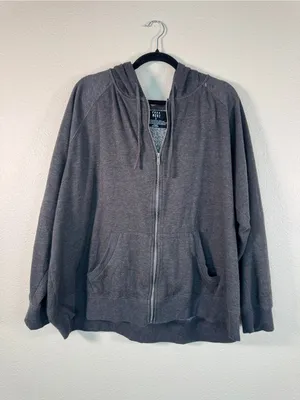 Paramore Merch Grey Hoodie Sweatshirt Womens 3X Graphic Print Oversized thumbnail 8