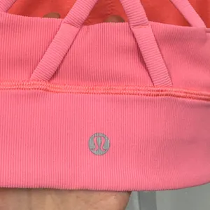 Lululemon Energy Bra High Neck Longline Ribbed Hot Pink W2CKSS Size 8 Athleisure thumbnail 5