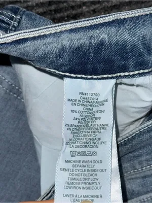 True Religion Jennie Curvy Mid Rise Super Skinny Jeans Sz 28 Bling Pocket Y2K thumbnail 8