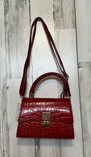 Red over the shoulder bag thumbnail 1