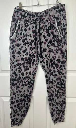 Calvin Klein‎ Performance Women's Leopard Print Joggers Pants S/P Small thumbnail 1