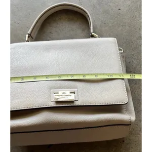 Kate Spade New York MAGNOLIA PARK LARGE LAUREL Tote Leather Bag Purse Cream thumbnail 5