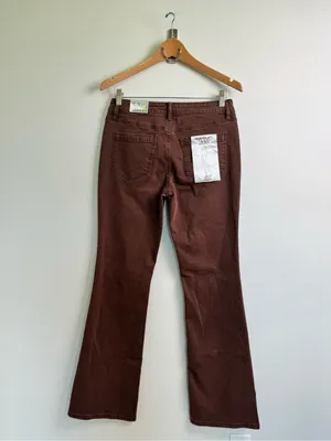NWT Madden Girl Brown Low rise bootcut Jeans Size 7 thumbnail 6