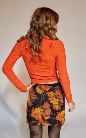 Urban Outfitters UO Orange Top thumbnail 2
