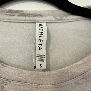 Athleta Pure Luxe Camo Printed Sweatshirt thumbnail 4