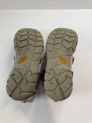 Keen Women’s Closed-Toe Sandals in Green, Coral and Gray thumbnail 9