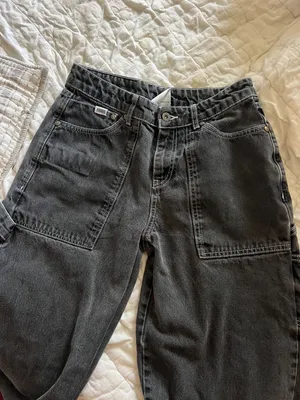 Ragged Priest Charcoal Black Baggy Denim size 26 thumbnail 6