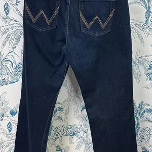 Wrangler Women's Q - Baby Boot Cut Jeans in Deep Blue thumbnail 8