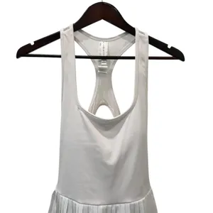Fabletics Dress Womens Small White Tank Pleated Tennis Skater Racerback Athletic thumbnail 3