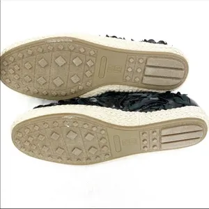 Aerosoles Let’s Drive Flutter Ruffle‎ Espadrille Slip On Loafers Black 10.5 W thumbnail 9