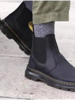 Dr. Martens women Black Chelsea Combat Embury boots US 5 thumbnail 5