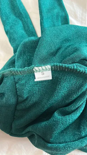 Green Crop Top thumbnail 3