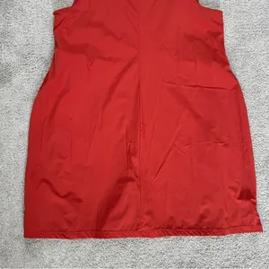 Nike Womens Bliss Luxe Training Dress Sleeveless Built in Short Tennis Orange 1X thumbnail 8