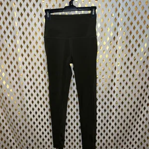 Green leggings High Waist Skinny Seamless Slim Fit Yoga Bodybuilding Pants dark thumbnail 2