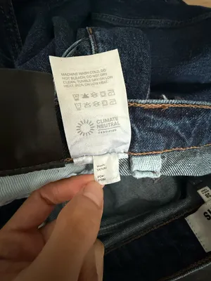 Reformation 28 Miami Pleated Trouser Jeans Tantum Dark Wash Relaxed Office thumbnail 6
