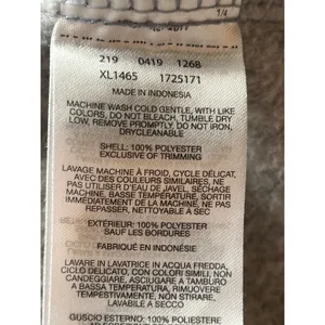 Columbia grey full zip fleece jacket Large ski Layerable outdoor thumbnail 4