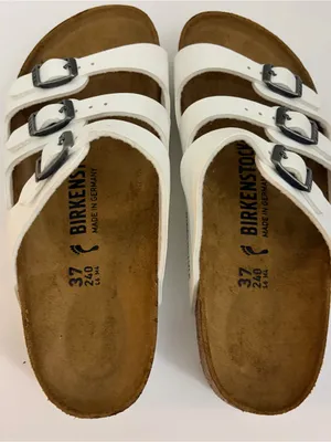 Birkenstock Florida‎ Birko-Flor White Sz.6L, 4M NWOB thumbnail 4