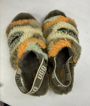 Ugg Fluff Yeah Slide Cali Collage Olive (camo) size 8 thumbnail 1