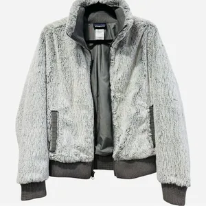 Patagonia Conejo Funnel Neck Fuzzy‎ Fleece Bomber Jacket / Small thumbnail 4
