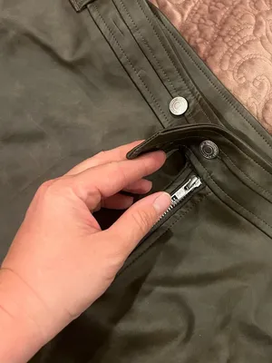 No Boundaries Olive Green Faux Leather Bike Shorts thumbnail 3