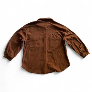 Hyyve Brown Teddy Fleece Shacket Size Small Cozy Fall Layer thumbnail 4