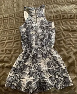 Pink Lily Boutique Snakeskin Romper thumbnail 4