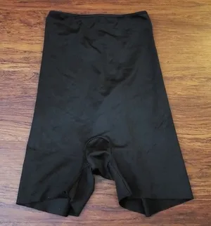 Spanx Black Shapewear Shorts Size Small Edgy Feminine Whimsigoth High Waist thumbnail 1