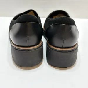 Clarks Sharon Dolly Wedge Loafer Shoes Casual Slip On Black Women's 7M Casual thumbnail 3